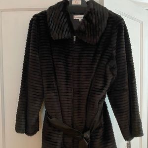 Giuliana Rancic Faux Fur Jacket - 1X